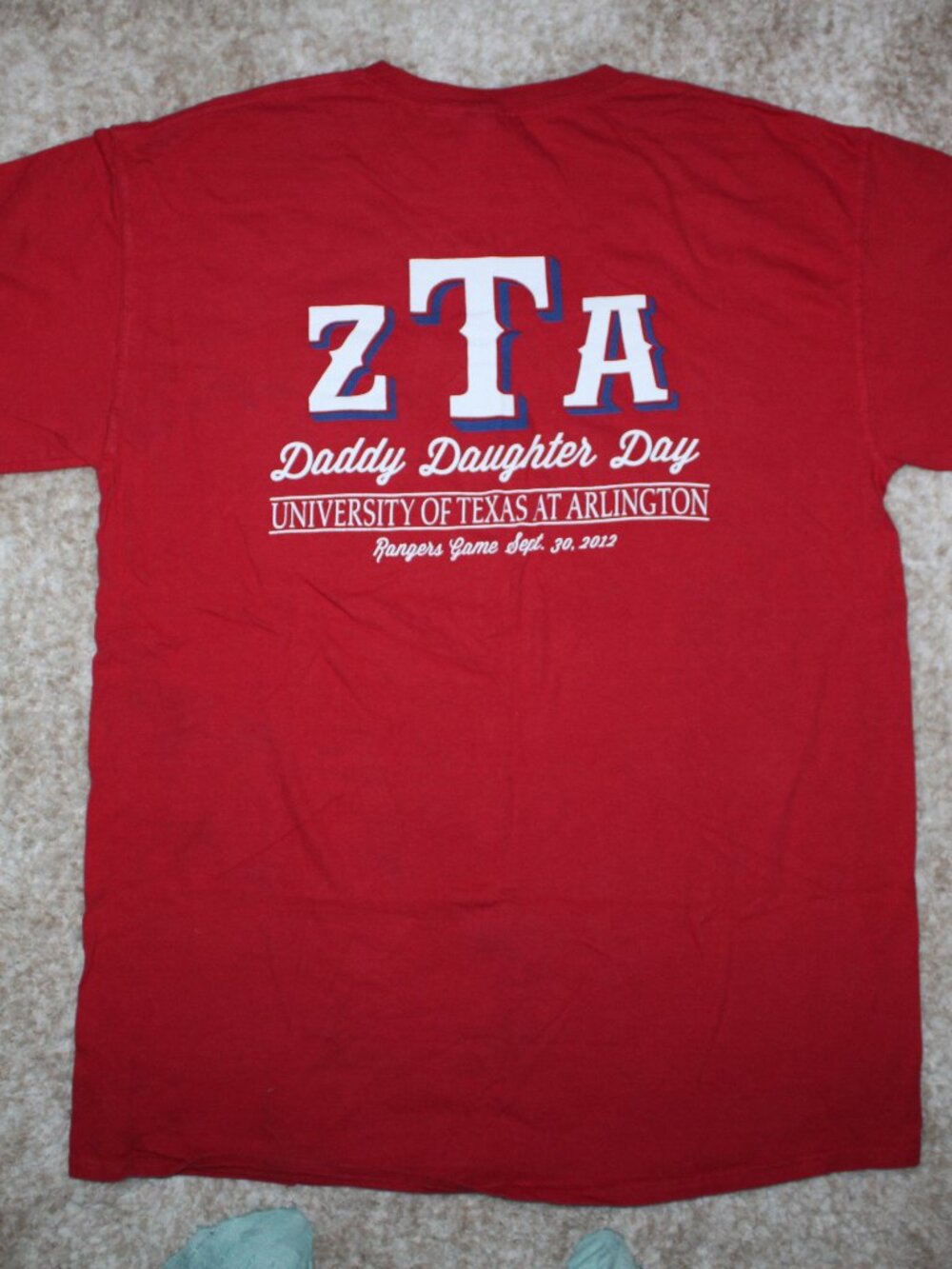 ZTA Daddy Daughter Day 2012 T-shirt
